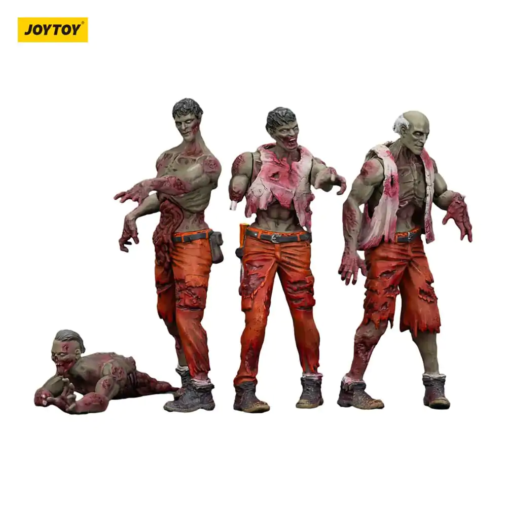 Zombie Dark Source akcijske figure - komplet 4 figurice Mehaniki 8 cm fotografija izdelka