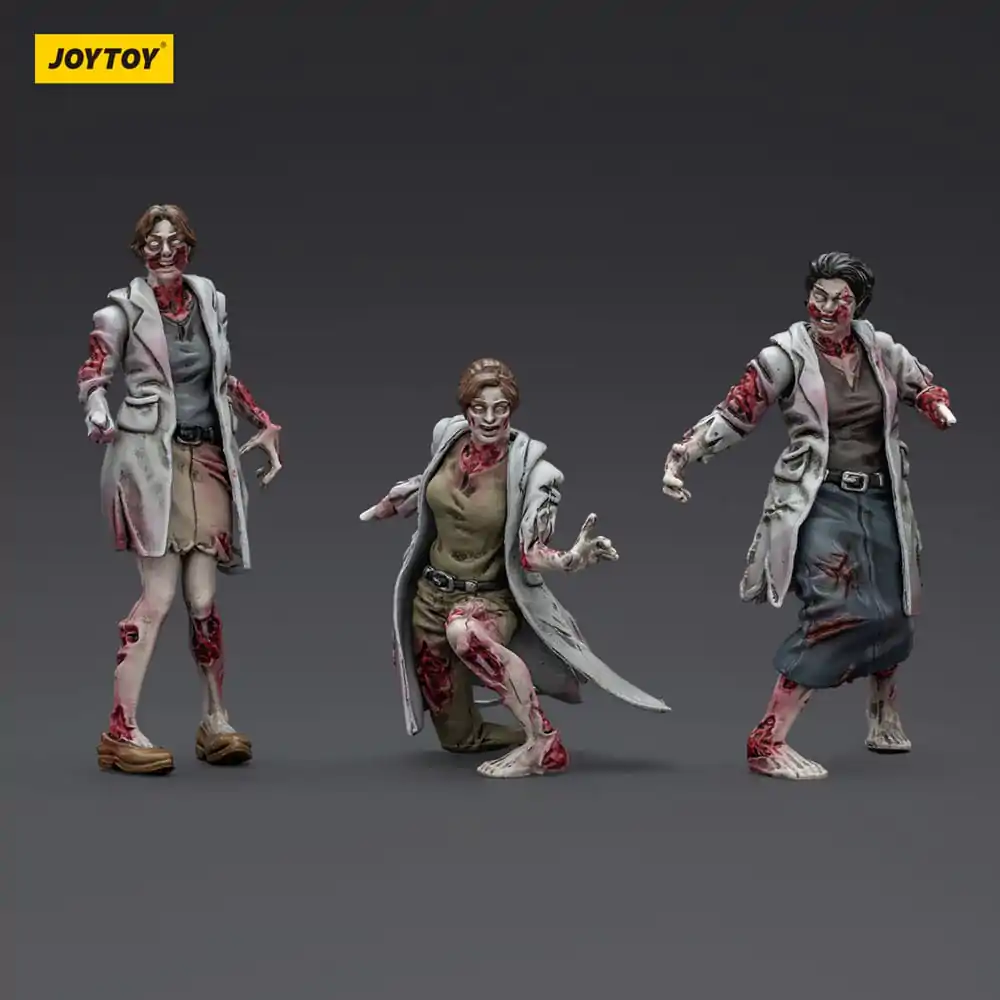 Zombie Dark Source akcijske figure 3-Pack zdravniki 8 cm fotografija izdelka
