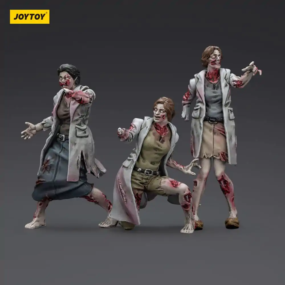 Zombie Dark Source akcijske figure 3-Pack zdravniki 8 cm fotografija izdelka