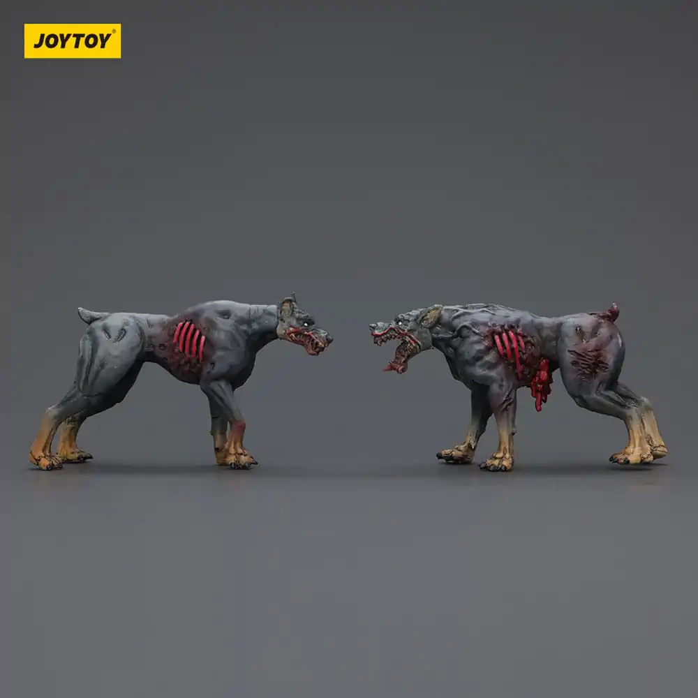 Zombie Dark Source Action Figures 2-Pack Policijski Psi 8 cm fotografija izdelka