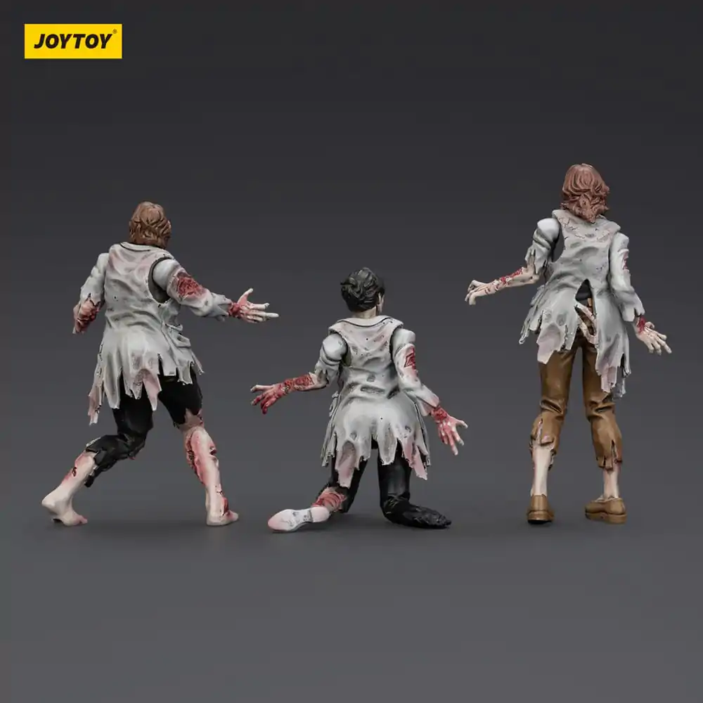 Zombie Dark Source akcijske figure - 3-Pack znanstvenice (ženske) 8 cm fotografija izdelka