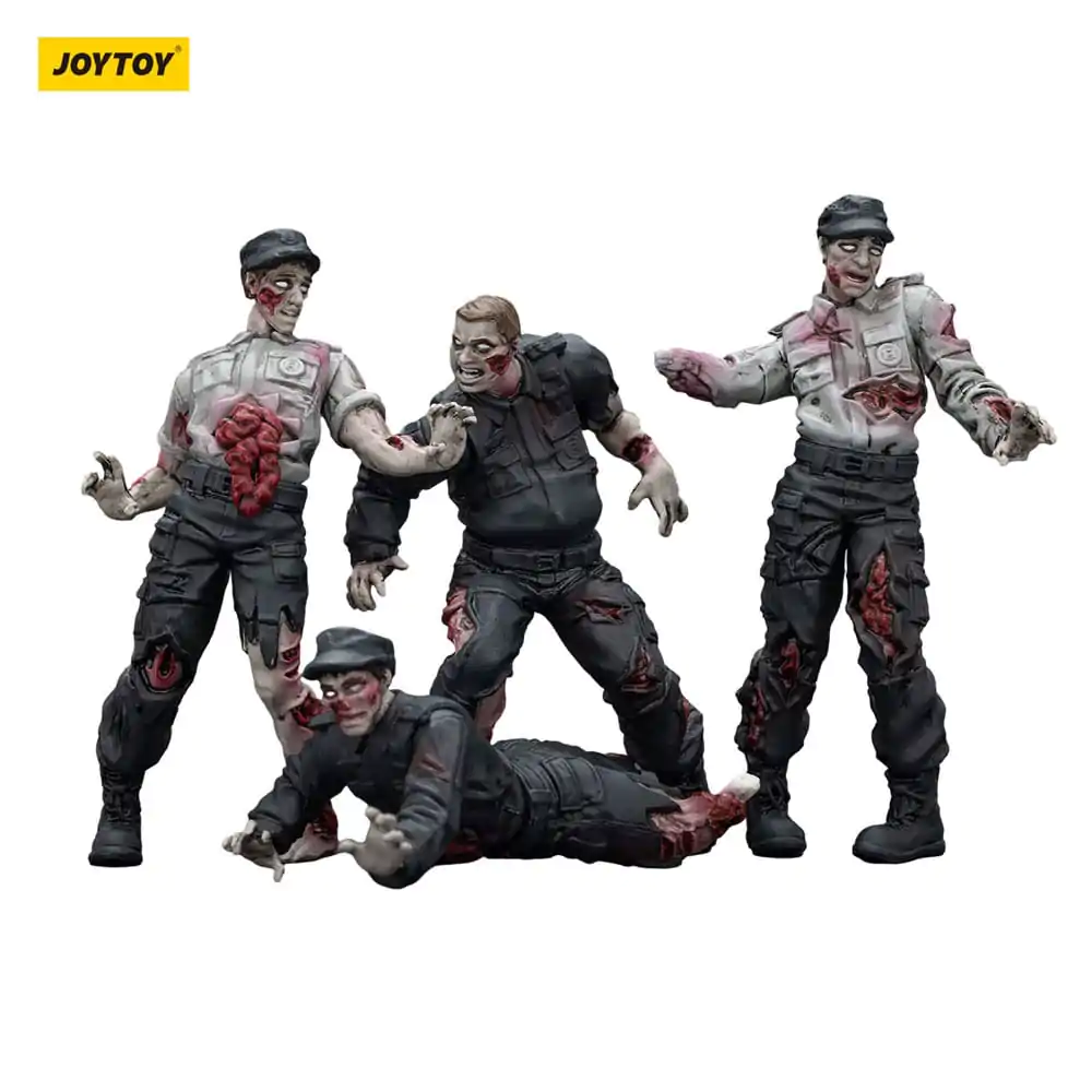 Zombie Dark Source Action Figures 4-Pack varnostniki 8 cm fotografija izdelka