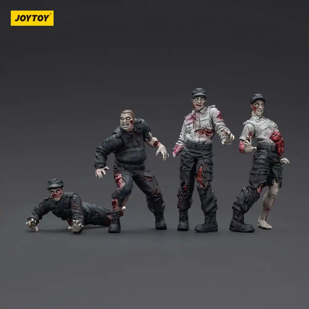 Zombie Dark Source Action Figures 4-Pack varnostniki 8 cm fotografija izdelka