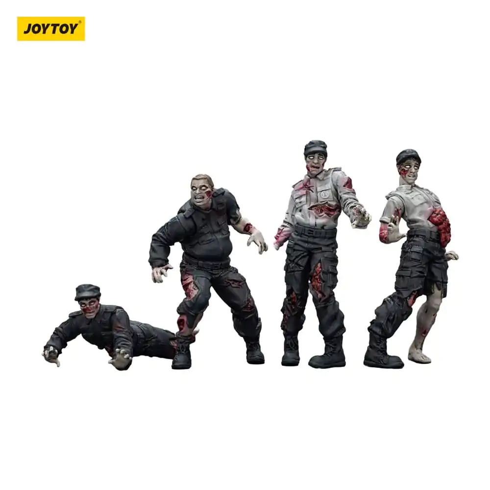 Zombie Dark Source Action Figures 4-Pack varnostniki 8 cm fotografija izdelka