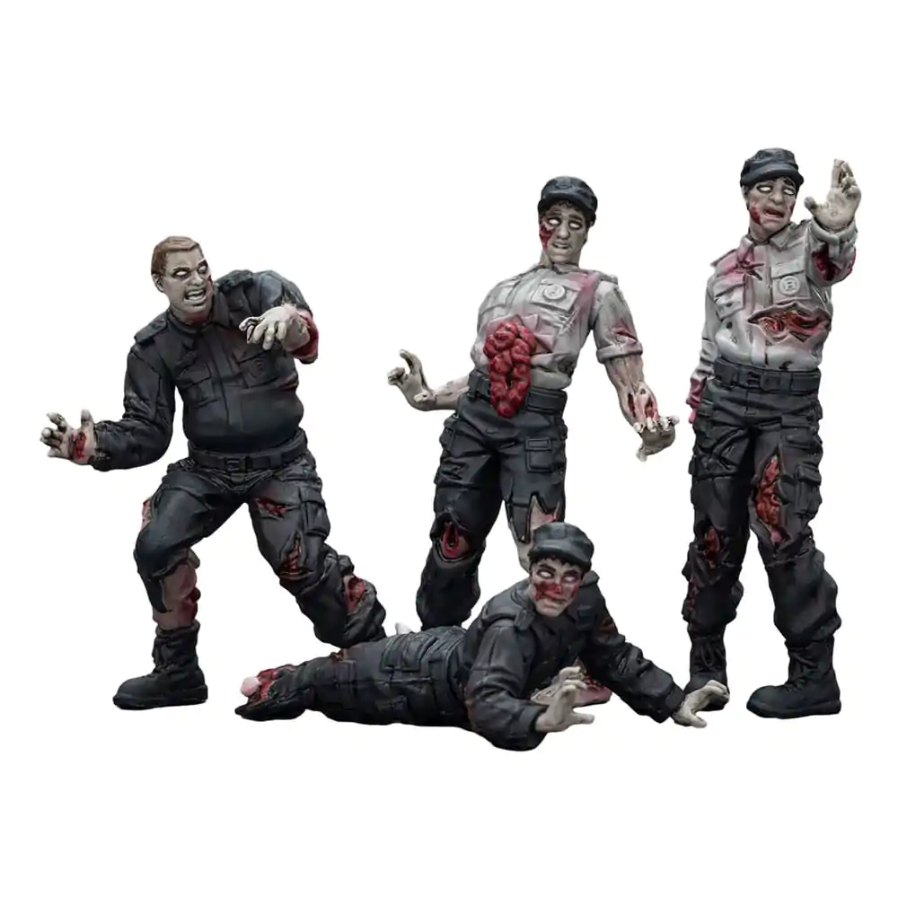 Zombie Dark Source Action Figures 4-Pack varnostniki 8 cm fotografija izdelka