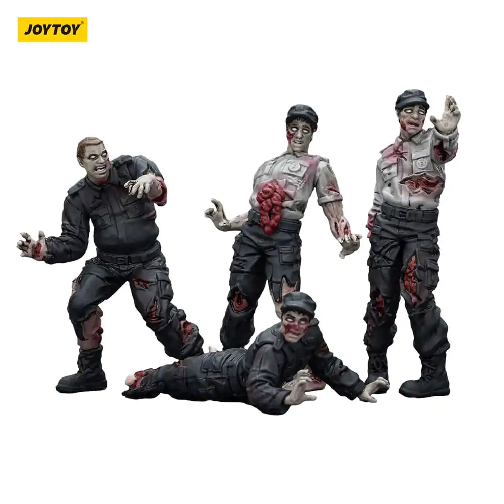 Zombie Dark Source Action Figures 4-Pack varnostniki 8 cm fotografija izdelka