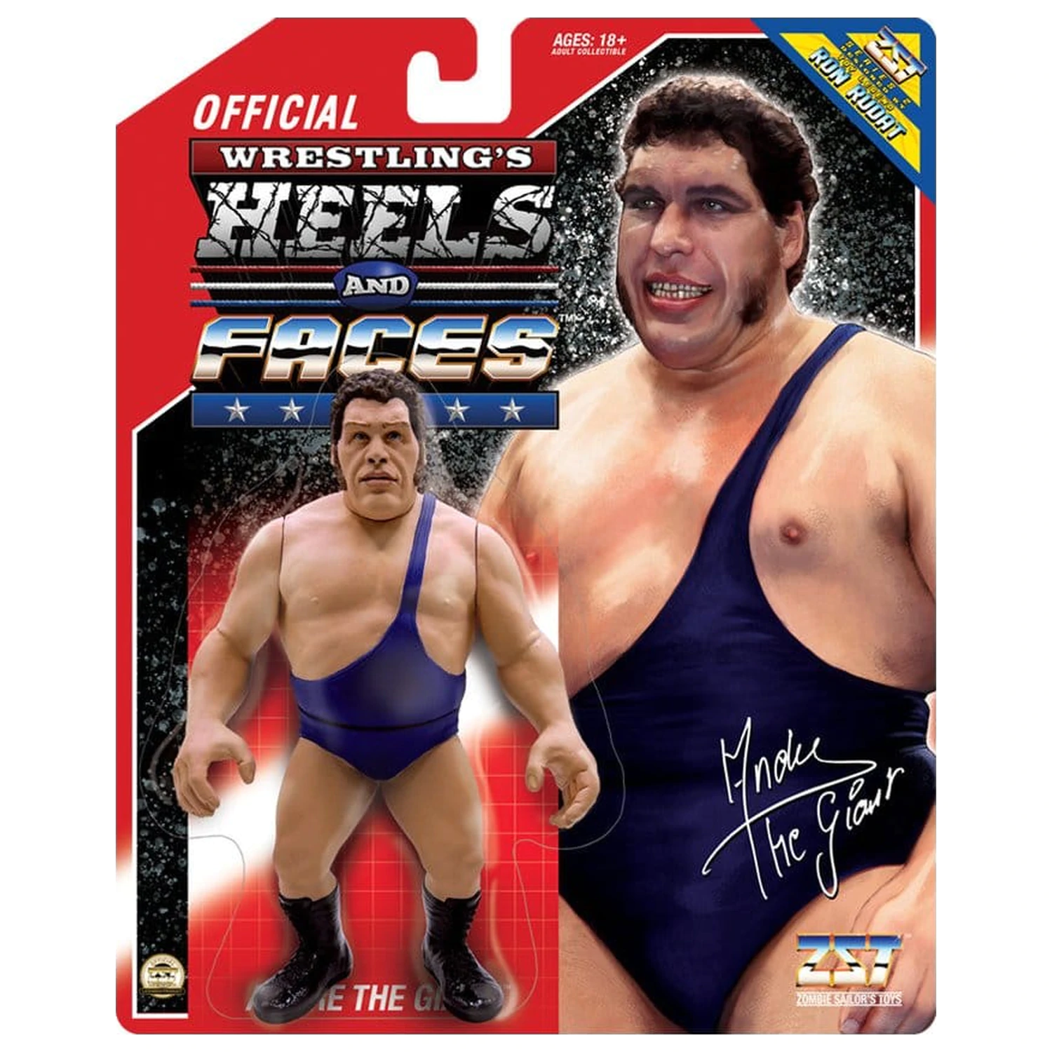 Zombie Sailor's Toys Andre the Giant akcijska figura z modrim trakom 11 cm fotografija izdelka