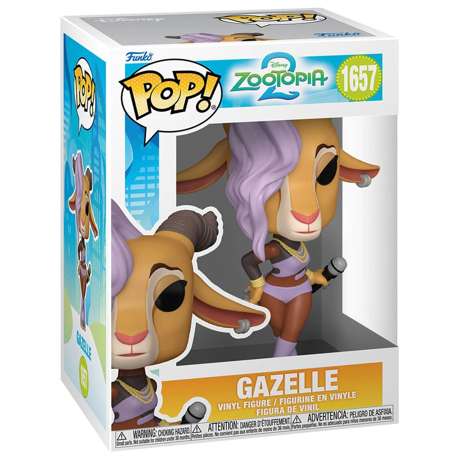Zootopia 2 Funko POP! Filmi vinilna figura Gazelle 9 cm fotografija izdelka