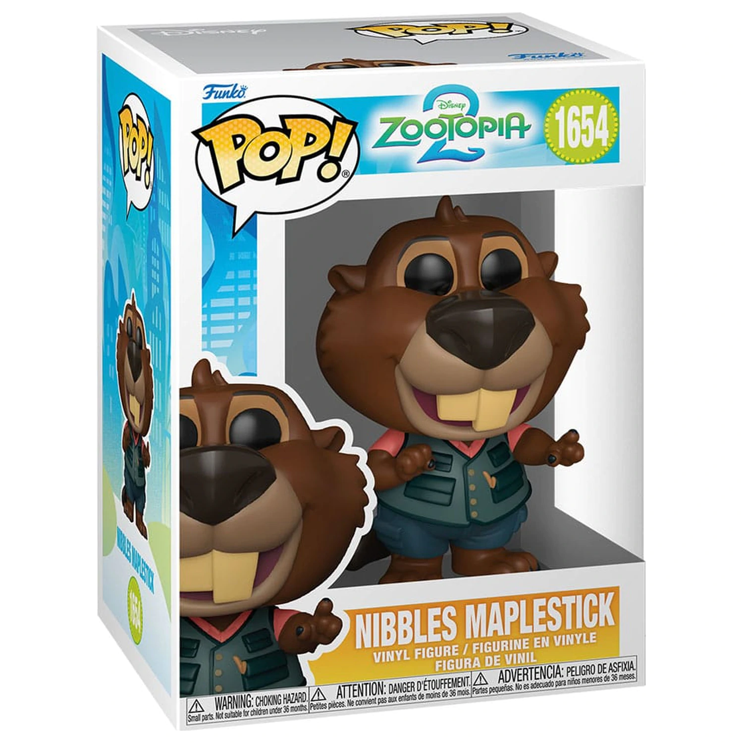 Zootopia 2 Funko POP! Filmi vinilna figura Nibbles Maplestick 9 cm fotografija izdelka