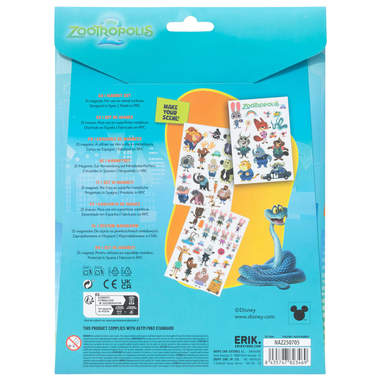 Zootopia 2 set magnetov fotografija izdelka