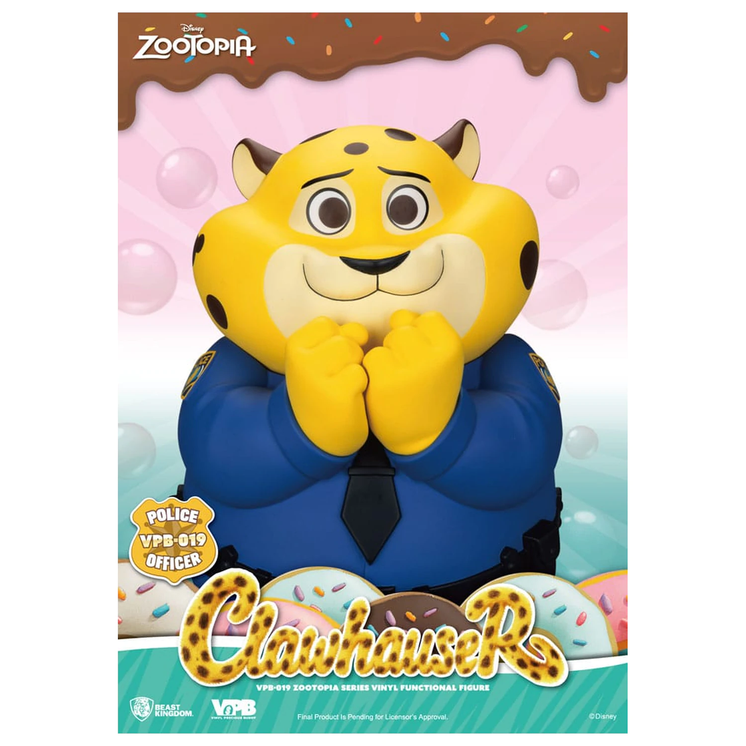 Zootopia Piggy Vinilna Banka Clawhauser 40 cm fotografija izdelka