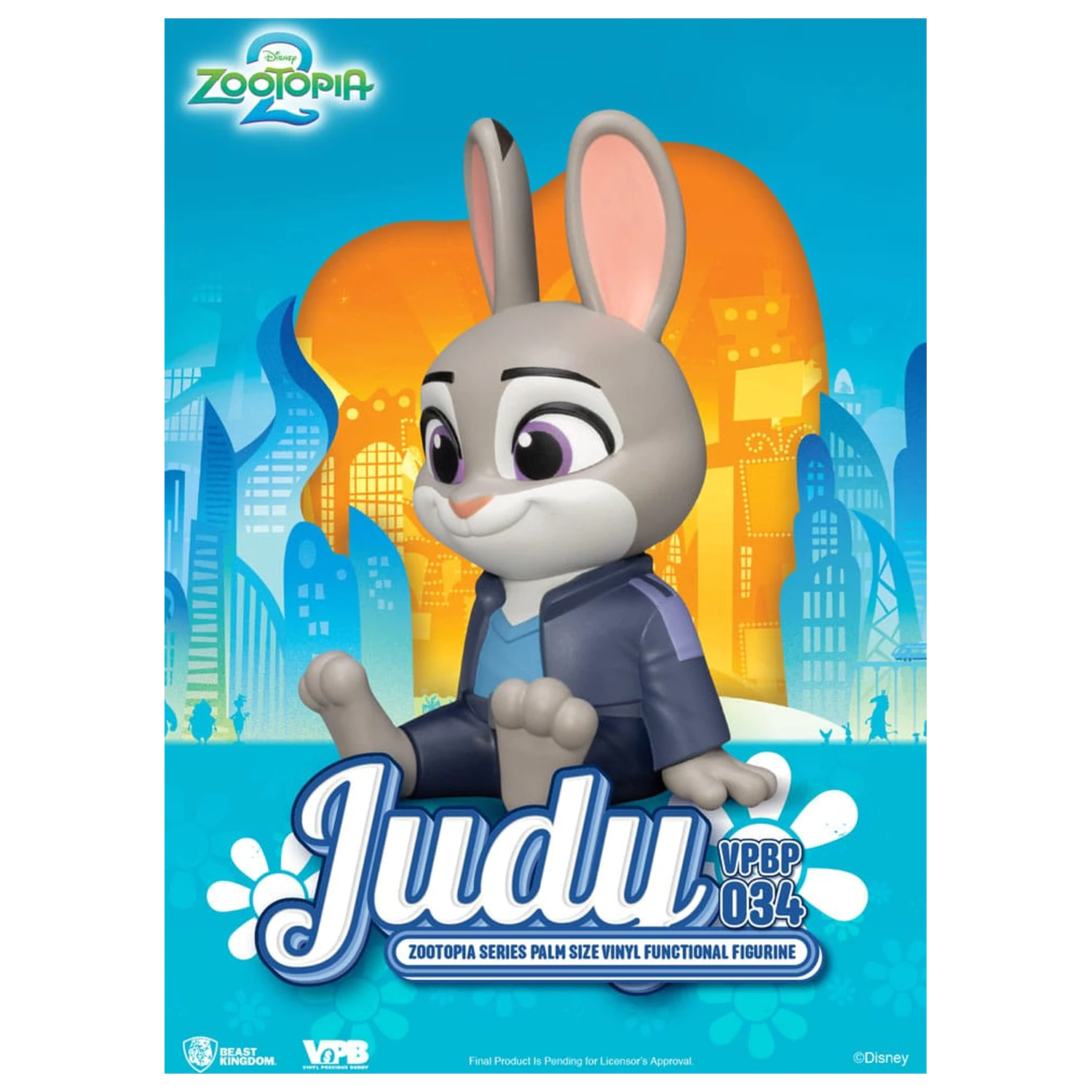 Zootopia Piggy Vinilni hranilnik Judy 15 cm fotografija izdelka
