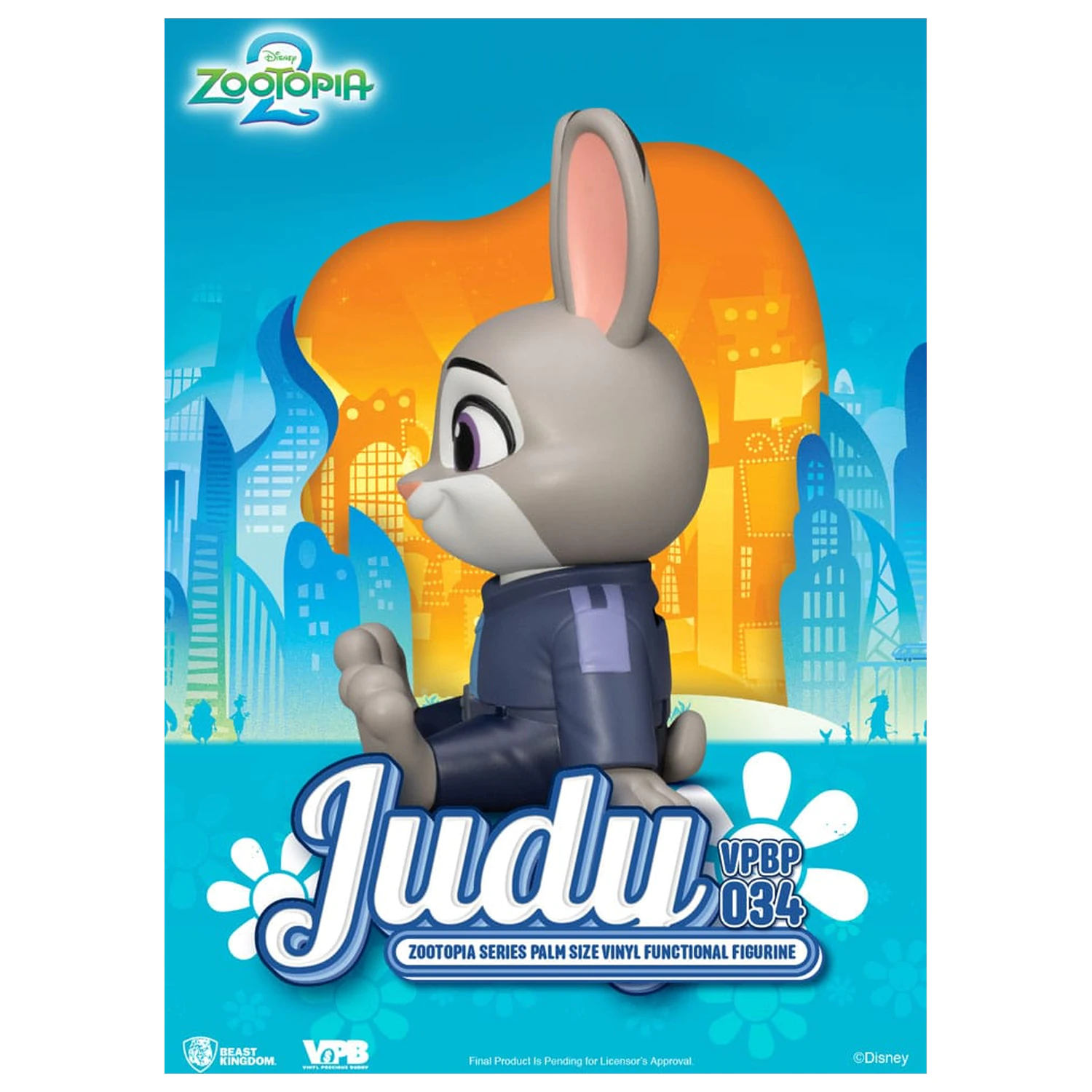 Zootopia Piggy Vinilni hranilnik Judy 15 cm fotografija izdelka