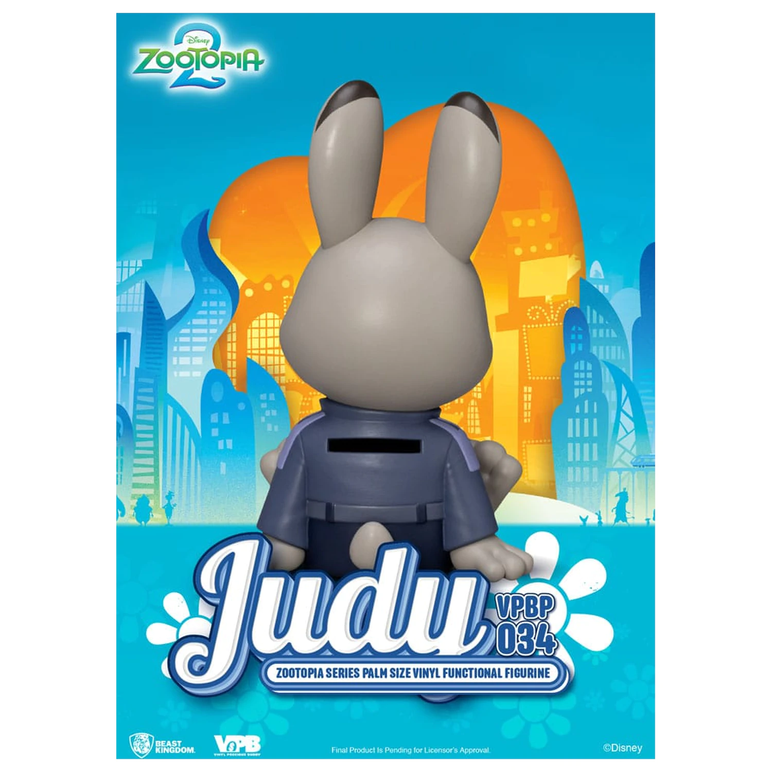 Zootopia Piggy Vinilni hranilnik Judy 15 cm fotografija izdelka