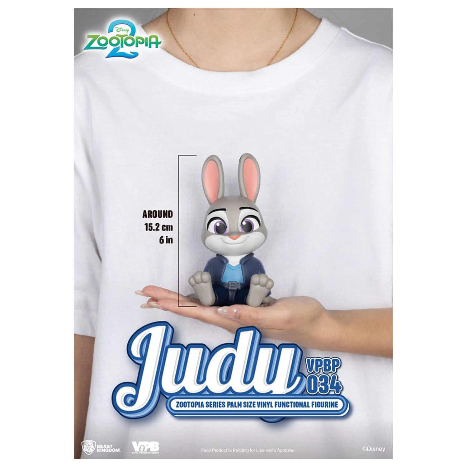 Zootopia Piggy Vinilni hranilnik Judy 15 cm fotografija izdelka