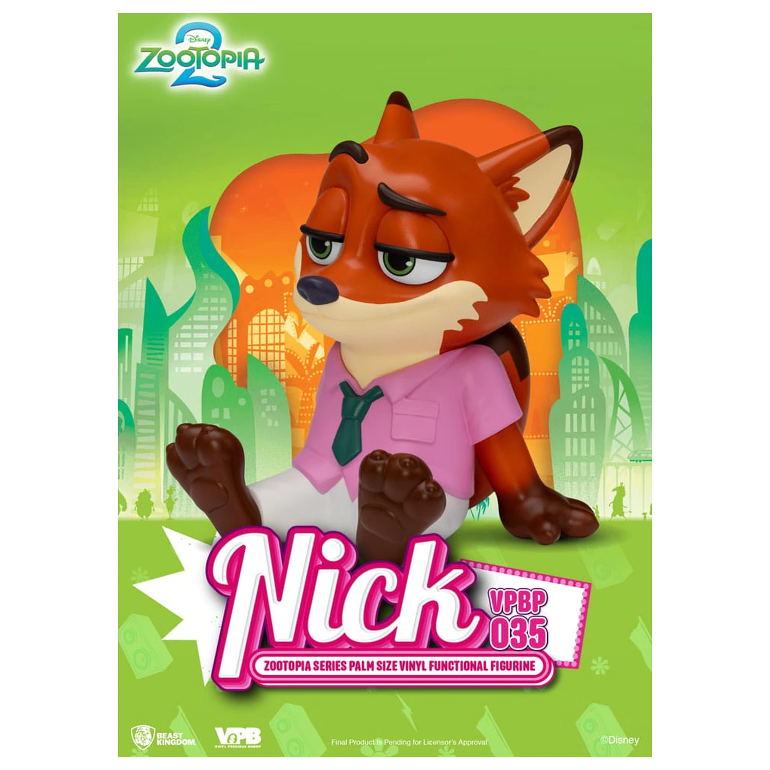 Zootopia Piggy vinilna banka Nick 15 cm fotografija izdelka
