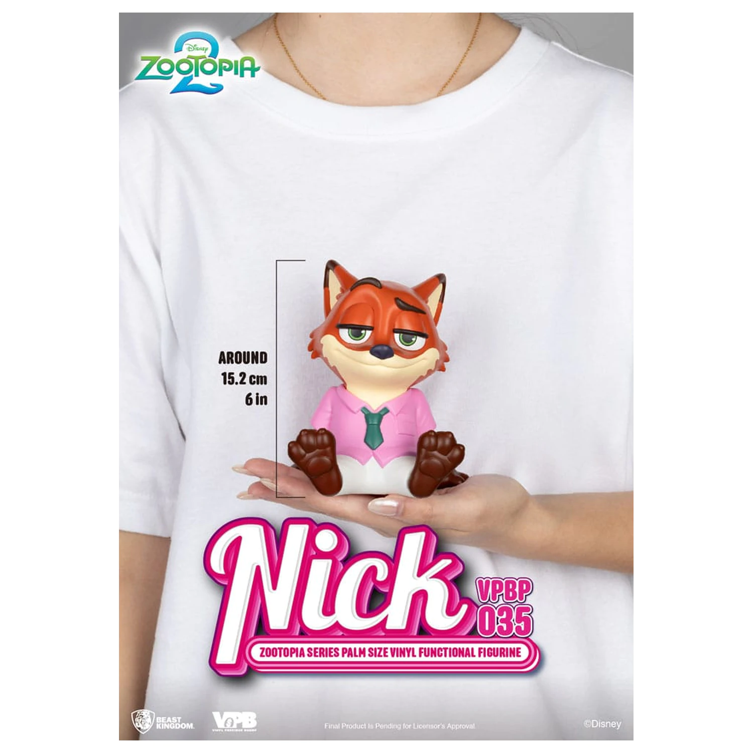 Zootopia Piggy vinilna banka Nick 15 cm fotografija izdelka