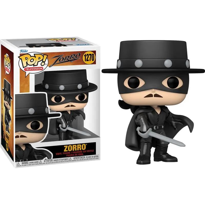 Zorro POP! TV Vinil Figura Zorro Anniversary 9 cm fotografija izdelka