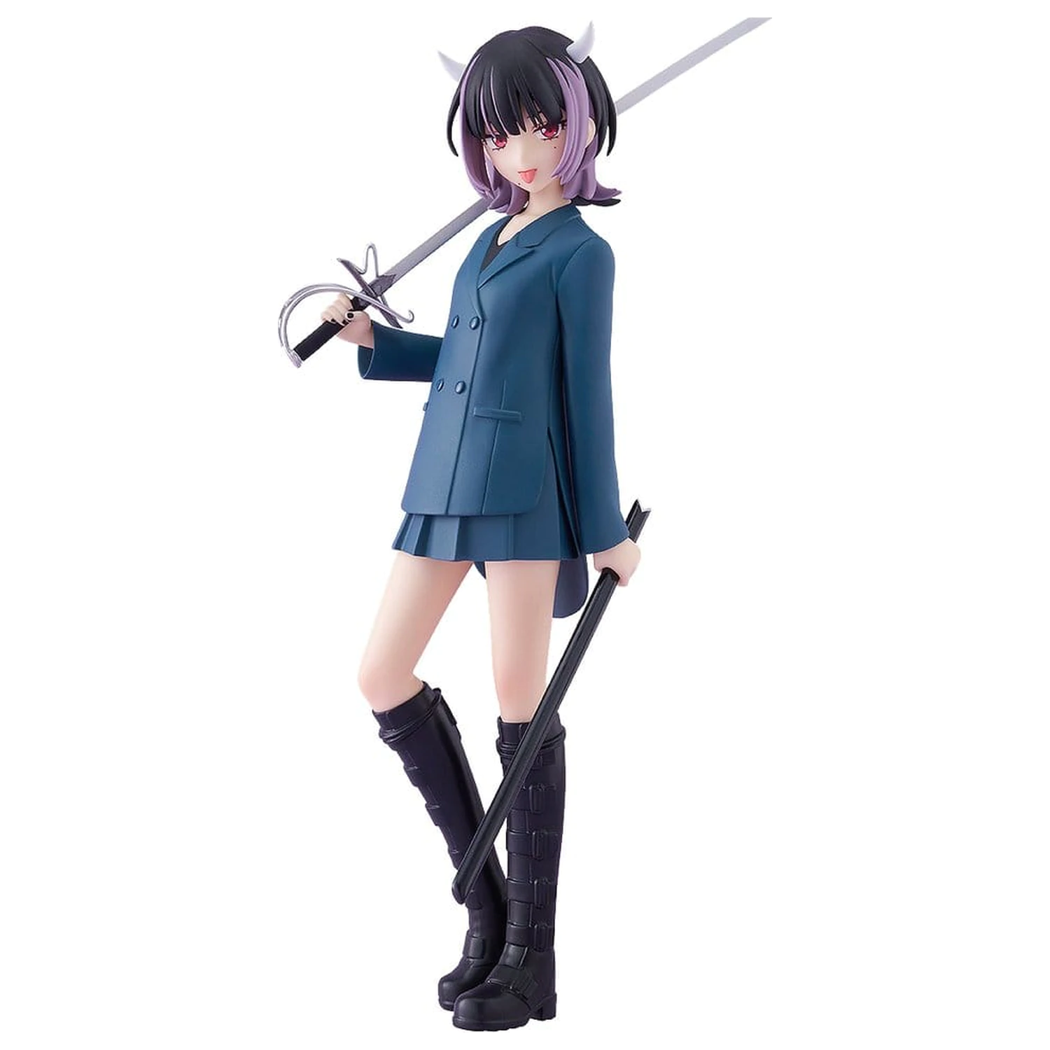Zutto Mayonaka De Iinoni Pop Up Parade PVC figura Nira-chan Devil (Time Left) 17 cm fotografija izdelka