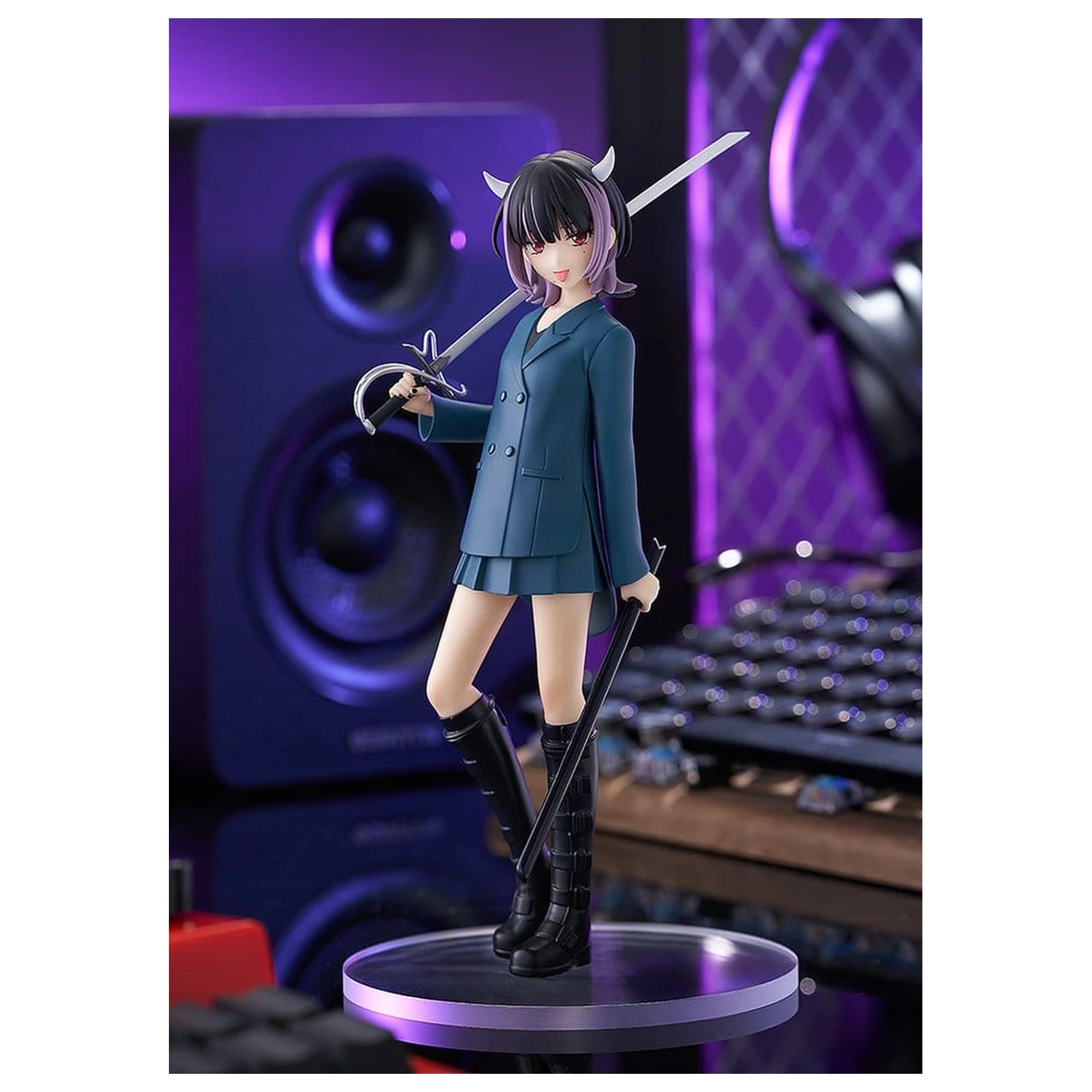 Zutto Mayonaka De Iinoni Pop Up Parade PVC figura Nira-chan Devil (Time Left) 17 cm fotografija izdelka