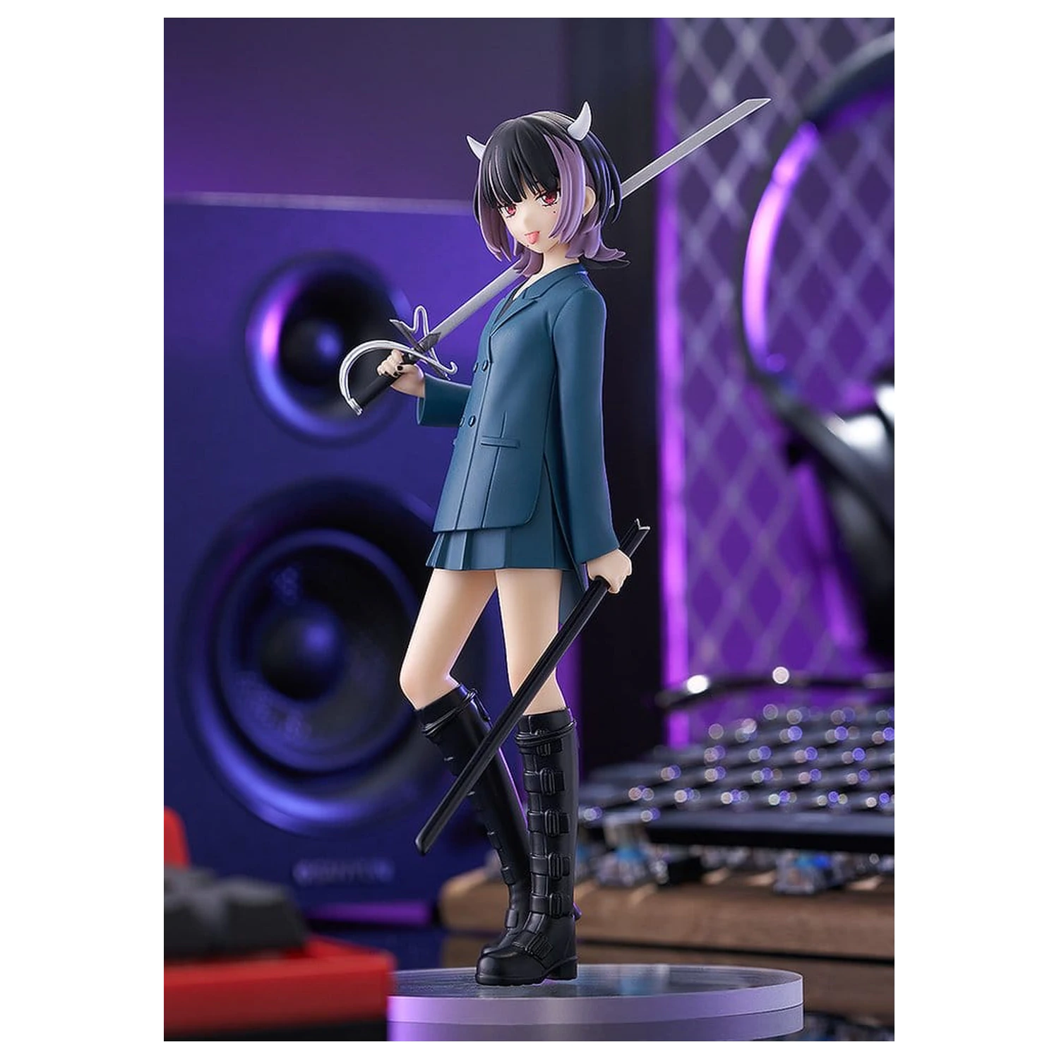 Zutto Mayonaka De Iinoni Pop Up Parade PVC figura Nira-chan Devil (Time Left) 17 cm fotografija izdelka