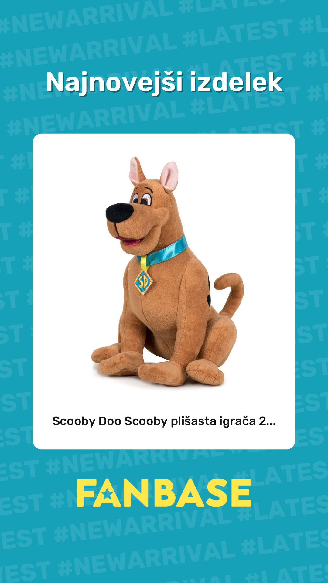 Najnovejši izdelek: Scooby Doo Scooby plišasta igrača 2...