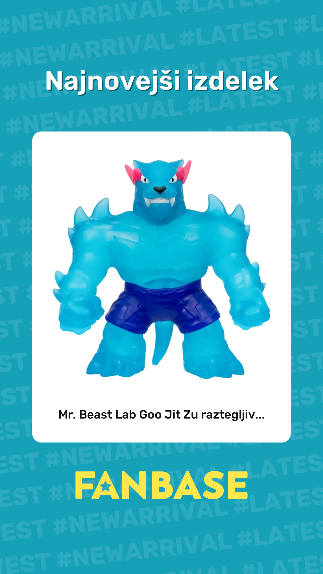 Najnovejši izdelek: Mr. Beast Lab Goo Jit Zu raztegljiv...