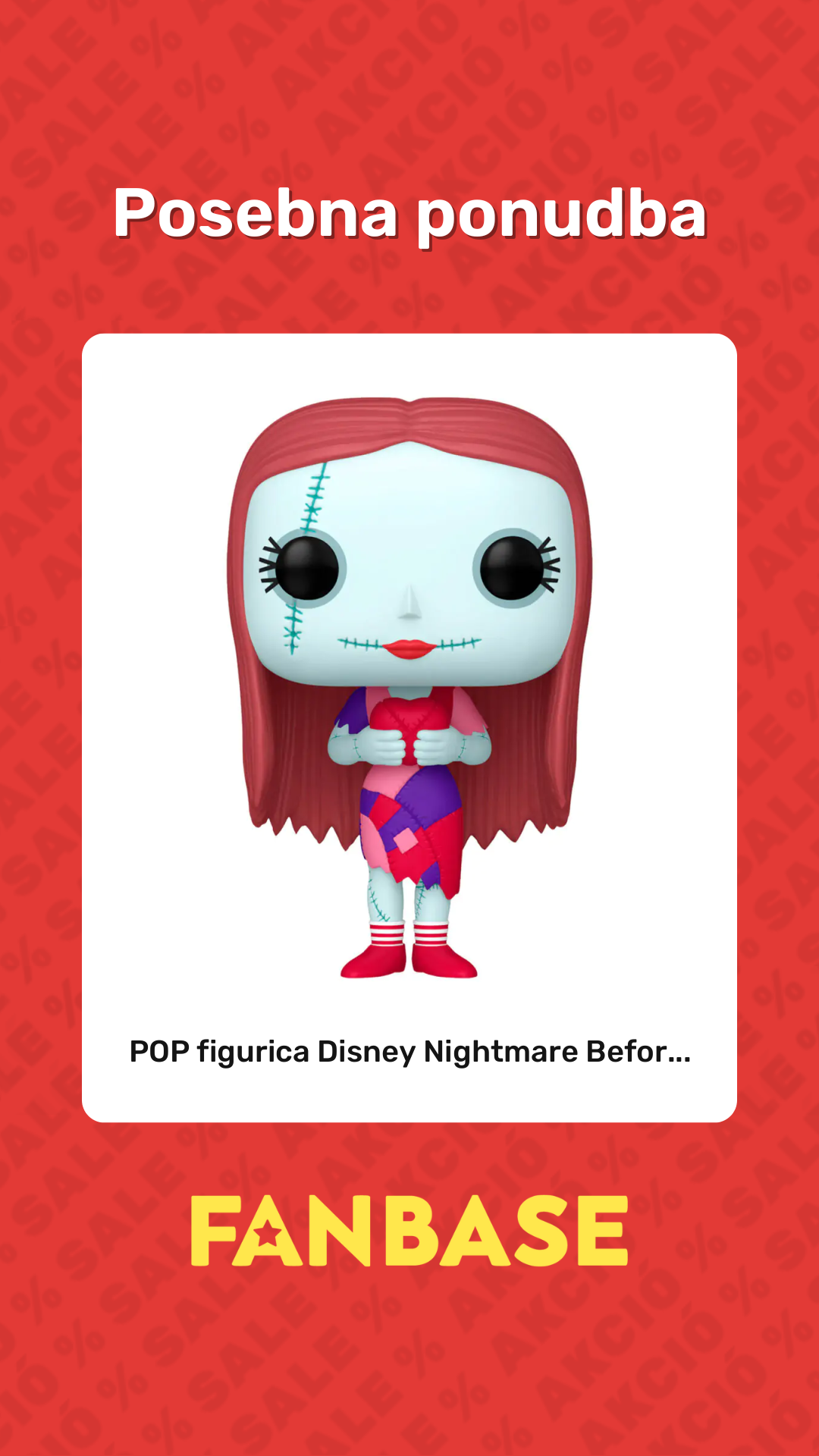 Posebna ponubda: POP figurica Disney Nightmare Befor...