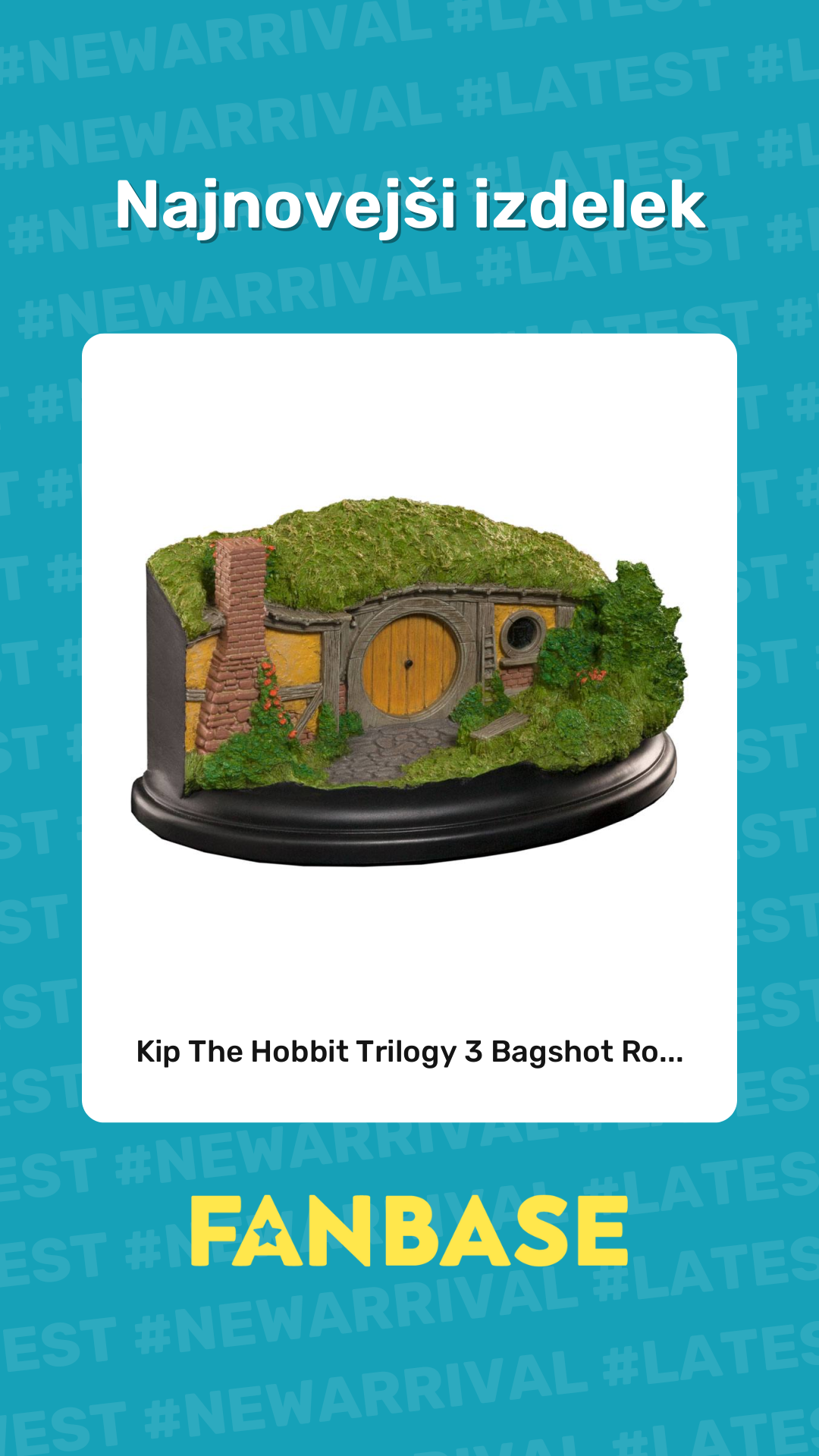 Najnovejši izdelek: Kip The Hobbit Trilogy 3 Bagshot Ro...