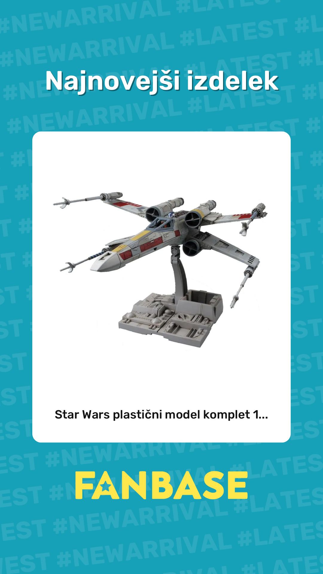 Najnovejši izdelek: Star Wars plastični model komplet 1...