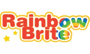 Rainbow Brite figure logo
