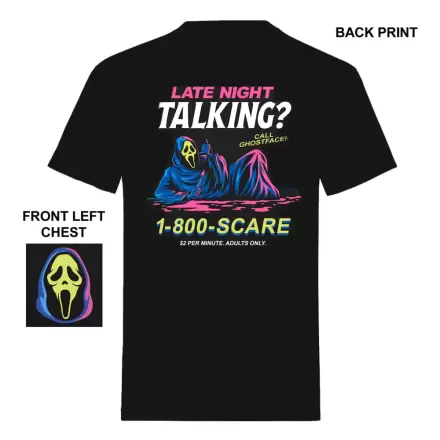 Scream Majica Ghost Face Late Night Talking fotografija izdelka