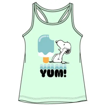 Snoopy Yum Zelena Otroška majica Zgornji del fotografija izdelka