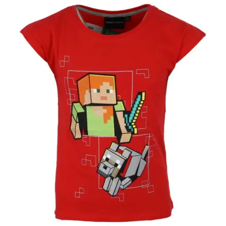 Minecraft Red Kids Majica s kratkimi rokavi majica fotografija izdelka