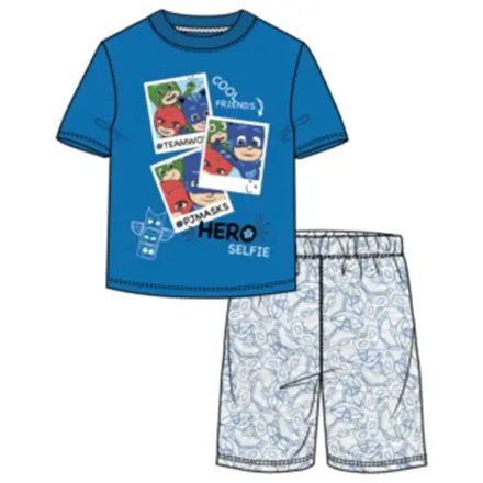 PJ Masks Hero Selfie otroška kratka pižama fotografija izdelka