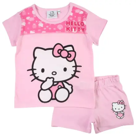 Hello Kitty Cutie Light Pink Kids Kratka Pižama fotografija izdelka