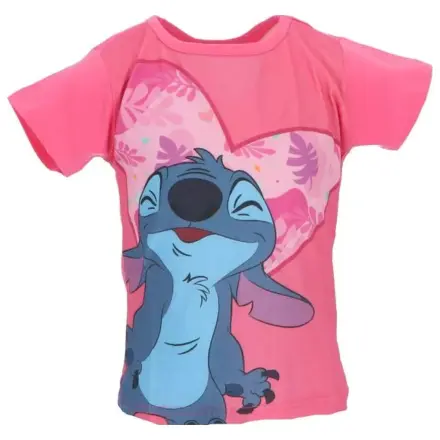 Stitch Fun Pink otroška majica s kratkimi rokavi, zgornji del fotografija izdelka