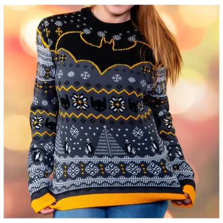 Batman Penguin božični pulover fotografija izdelka