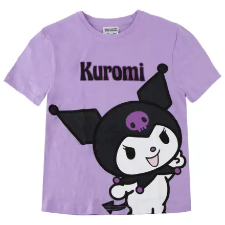 Hello Kitty Kuromi Purple otroška majica s kratkimi rokavi, top fotografija izdelka