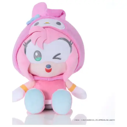 Sonic & Friends x Sanrio Amy x My Melody Plišasta igrača 24cm fotografija izdelka