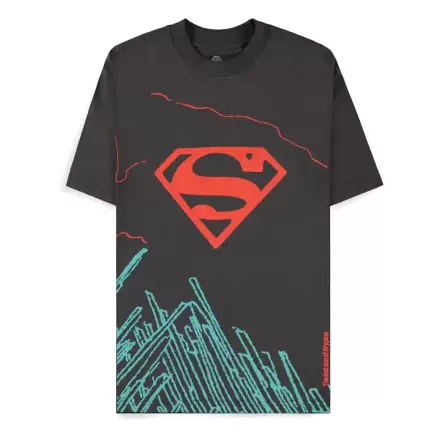 DC Comics Superman Dark Grey son of Krypton majica fotografija izdelka