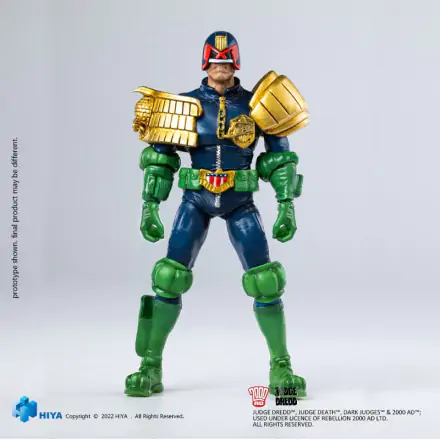 2000 AD Izjemna Mini Akcijska Figura 1/18 Judge Dredd Gaze Into The Fist of Dredd 10 cm termékfotója