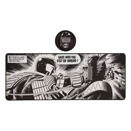 2000 AD podloga za mizo in set podstavkov Judge Dredd fotografija izdelka