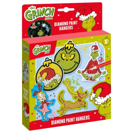 The Grinch Dr. Seuss Diamond Eye Set z obešalnikom fotografija izdelka
