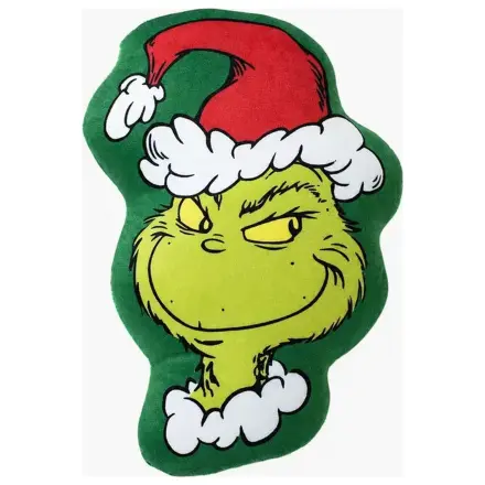 The Grinch Green Smile Shaped blazina, okrasna blazina 36x23 cm fotografija izdelka