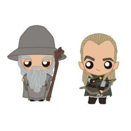 Lord of the Rings Pokis Gumijaste Mini Figurice Gandalf & Legolas 6 cm fotografija izdelka