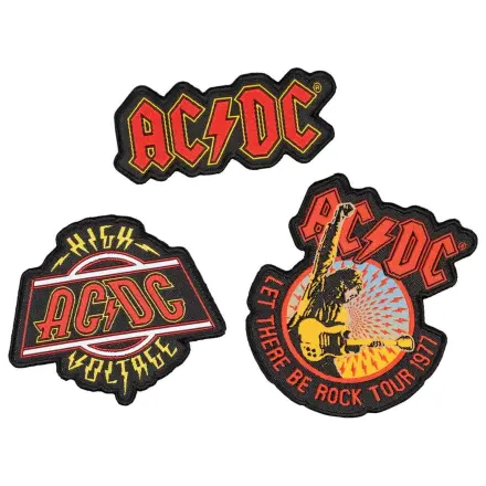 AC/DC set 3 našitkov fotografija izdelka