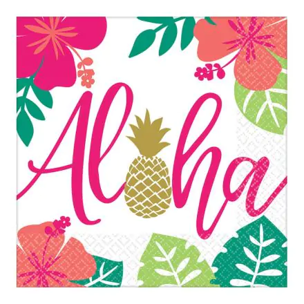 Aloha Servietke, 16 kos, 33*33 cm fotografija izdelka