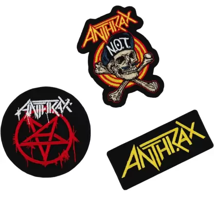 Anthrax komplet našitkov (3 kosi) fotografija izdelka