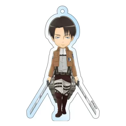 Attack on Titan Akrilni obesek za ključe Levi Holografski 8 cm fotografija izdelka